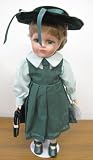 35cm Porcelain Doll From The Leonardo Collection Hand Painted With Certificate - Assorted Colours