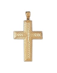 CleverEves 14k Gold Pendant Cross 5.4 - Gram(s)