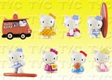 Hello Kitty Charm Surf Figure Series 3 - 1" Figure Collection Set (8/Set)