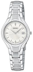 Seiko Women's SXDA33 Dress Silver-Tone Watch
