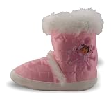 Dora the Explorer Pink Boots Slippers with Faux Fur Trim