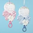 Club Pack of 12 Baby Rattle 1st Christmas Ornaments for Personalization