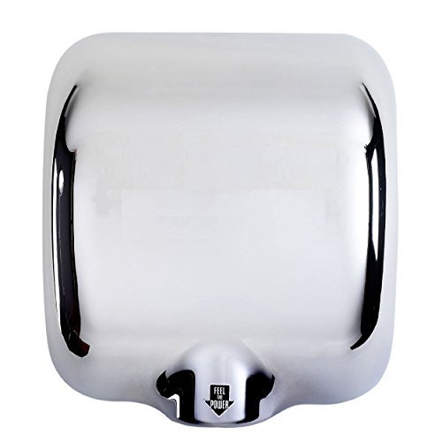 Heavy Duty Commercial 1800 Watts High Speed Automatic Hot Hand Dryer - Stainless Steel