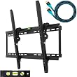Cheetah Mounts APTMM2B Flat Screen TV Wall Mount Bracket for 32-65-Inch Plasma LED LCD TV