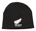 NEW ZEALAND RUGBY LOGO BEANIE (BLACK)