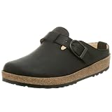 Haflinger Kim Nubuk Buckle Clog