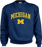 Michigan Wolverines Navy Perennial Crewneck Sweatshirt