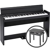 KORG LP-380 BK �y���Ꭹ�݈֎q�Z�b�g�I�z�R���O �d�q�s�A�m �u���b�N (LP380)