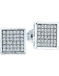 0.30CTW BLUE DIAMOND MICRO-PAVE PENDANT