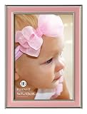 Burnes of Boston 540246 Baby Layla Wide Picture Frame, Pink, 4 by 6-Inch