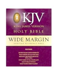 Book: KJV Wide Margin Heritage Reference Bible, Burgandy Bonded Leather, Indexed - World Bible Publishing