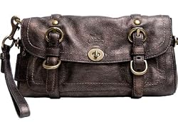 Coach Legacy Leather Oversize Clutch Bag 12707 Bronze
