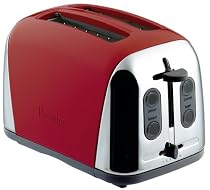 Prestige Deco Toaster, Red, 2 Slice
