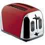Prestige Deco Toaster, Red, 2 Slice