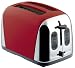 Prestige Deco Toaster, Red, 2 Slice