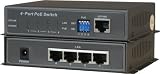 BV Tech 4 Port Network POE Switch (Full Power 15.4 Watt/ch)