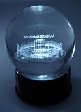 University of Michigan Wolverines Lighted Etched Globe