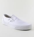 Vans White Slip On Sneaker