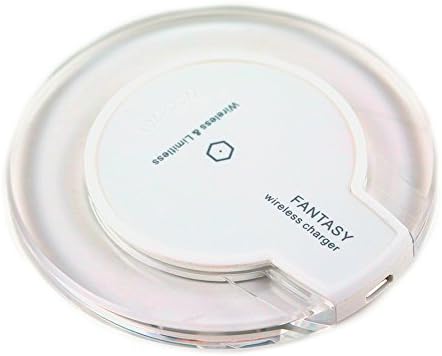 Wireless Charger, Coolfunny Qi Fast Wireless Charging Pad for Galaxy S7 Edge Galaxy S6 Note 5 S6 Edge Plus S6 Edge Nexus 4/5/6 and all Qi-Enabled Devices (sWhite)