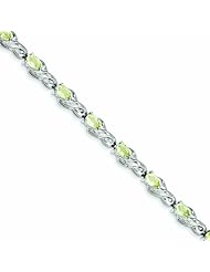 Genuine .925 Sterling Silver Lemon Quartz Bracelet 14.3 Grams . 100% Satisfaction Guaranteed.