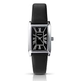 Sekonda Ladies Black Dial Black Leather Strap Watch 4026