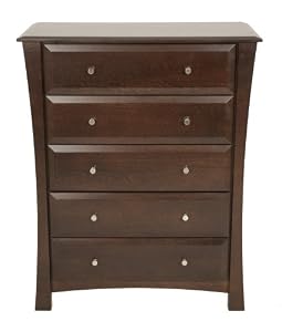 Offspring Kenora 5 Drawer Chest, Java