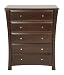 Offspring Kenora 5 Drawer Chest, Java