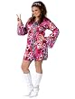 Plus Size Hippie Costume Sexy Theatre Costumes 60s 70s Retro Flower Power