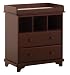 Stork Craft Lily 2 Drawer Changer Chest, Cherry