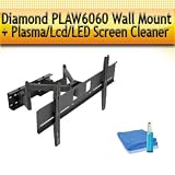 Diamond PLAW6060 Articulating Wall Mount (37 to 61) For Samsung UN46C5000 UN46C6300 UN46C6800 UN46C7000 UN46C8000 + Plasma/Lcd/LED Screen Cleaner
