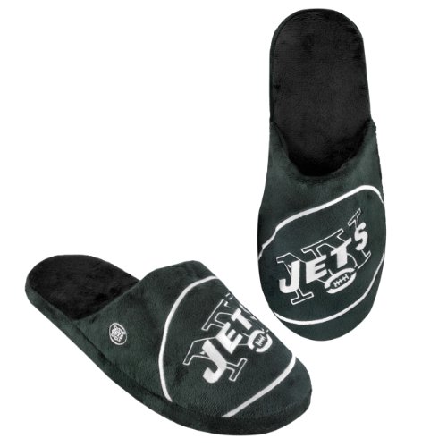 NFL New York Jets 2011 Big Logo Slide Slipper Hard Sole Medium at Amazon.com