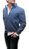 Polo Ralph Lauren Rugby Mens Cotton Windbreaker Elastic Jacket Coat Blue