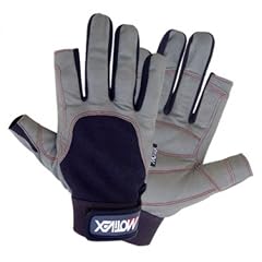 Segelhandschuhe Rote Naht 2 Finger geschnitten
