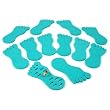 12 Toe Ring Displays Foam Foot Green Body Jewel Holder