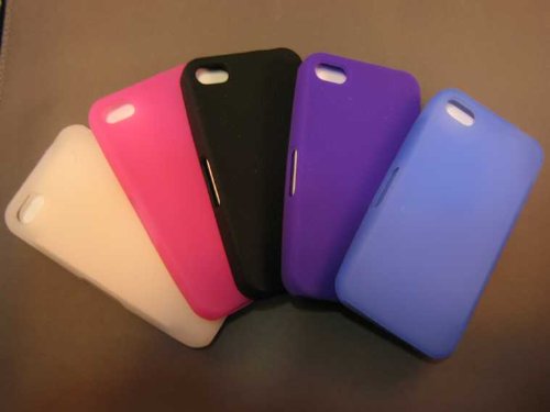 Premium 5 Pack Of Silicone Jelly Cases For Apple Iphone 4, Iphone 4g, Iphone Gen Hot