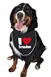 Ruff Ruff and Meow Dog Tank Top, Bow Chica Bow Wow, Black, Small