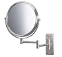 Jerdon JP7506N 8-Inch Wall Mount Mirror, 5X Magnification, Nickel Finish