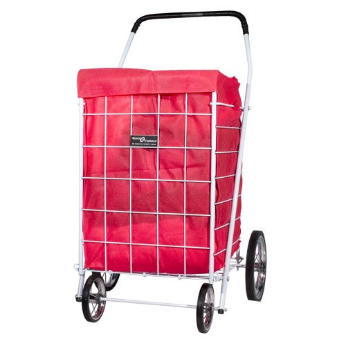 Cart Liner with Hood for Laundry & Shopping - Dark Blue