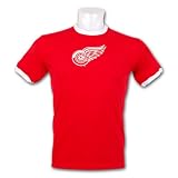 Detroit Red Wings Primary Team Logo Ringer T-Shirt