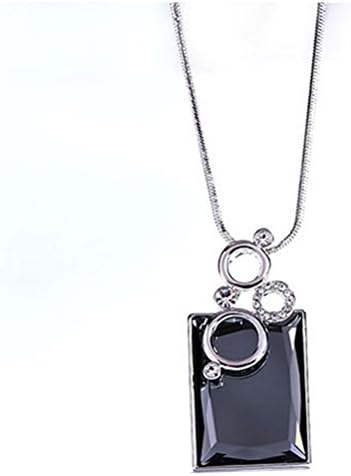 Dating Bubble Box Crystal Pendant Sweater Chain Long Section of Highsend(C3)