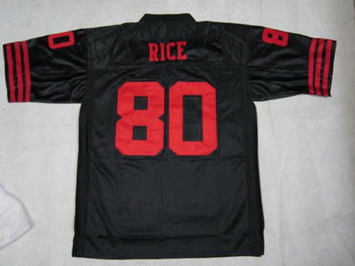 San Francisco 49ers 80# Rice Throwback NFL Jerseys Authentic Football Jersey Size 48-54 (Please Select the Size When You Order, Can Do Drop Shipping)