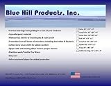 Blue Hill Hypoallergenic Bed Bug, Dust Mite, Waterproof; King Size 20 x 37; PREMIUM, SOFT STRETCH Pillow Protector, “Made in the U.S.A”