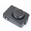 New Black Hard Leather Case for PANASONIC LUMIX LX3, LEICA D-LUX Digital Camera as DMW-CLX3.