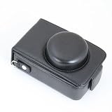 New Black Hard Leather Case for PANASONIC LUMIX LX3, LEICA D-LUX,Canon Powershot S90 Digital Camera as DMW-CLX3.