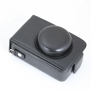 Neue schwarze Hartledertasche Tasche für die Panasonic LUMIX LX3, LEICA D-LUX, Canon Powershot SX210 SX230 SX220 Digitalkamera als DMW-CLX3. Neue schwarze Hartledertasche Tasche für die Panasonic LUMIX LX3, LEICA D-LUX, Canon Powershot SX210 SX230 SX220 Digitalkamera als DMW-CLX3.