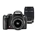 Pentax K-r 12.4 MP Digital SLR Camera with 3.0-Inch LCD and 18-55mm f/3.5-5.6 and 55-300mm f/4-5.8 Lenses (Black)