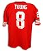 Steve Young Autographed San Francisco 49ers Throwback Red Jersey