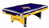 Minnesota Vikings Team Logo 8 Foot Pool Table WITH Logo Felt