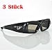 Hi-Shock 3 in 1 -- New Generation 3D DLP Link Glasses 1.5 Ounces 3D Ready ** DLP-Link 3D Projektor Active Shutter Glasses mit CR2032 Batterie ** OPTOMA 3D Shutter-Brille fuer DLP Link 3D Systeme