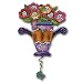 Cheery Flower Bouquet Wall Clock Allen Studio Designs